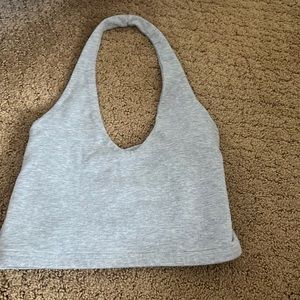 Gray brandy Melville crop top